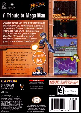 Mega Man Anniversary Collection box cover back